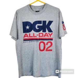 DGK All-Day 02 Short Sleeve Campaign Style Tee Large